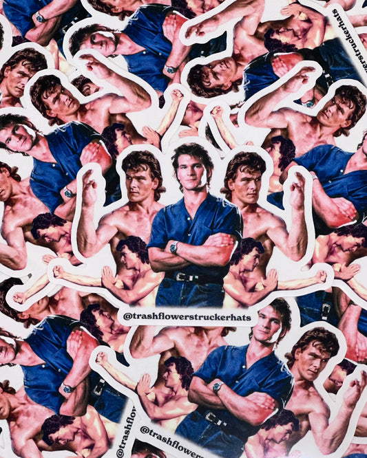 Crazy For Swayze Sticker