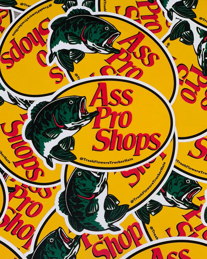 Ass Pro Die-Cut Vinyl Sticker