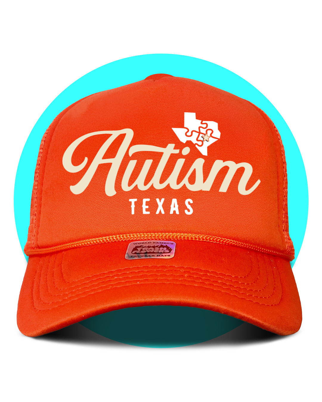 Autism Texas Trucker Hat