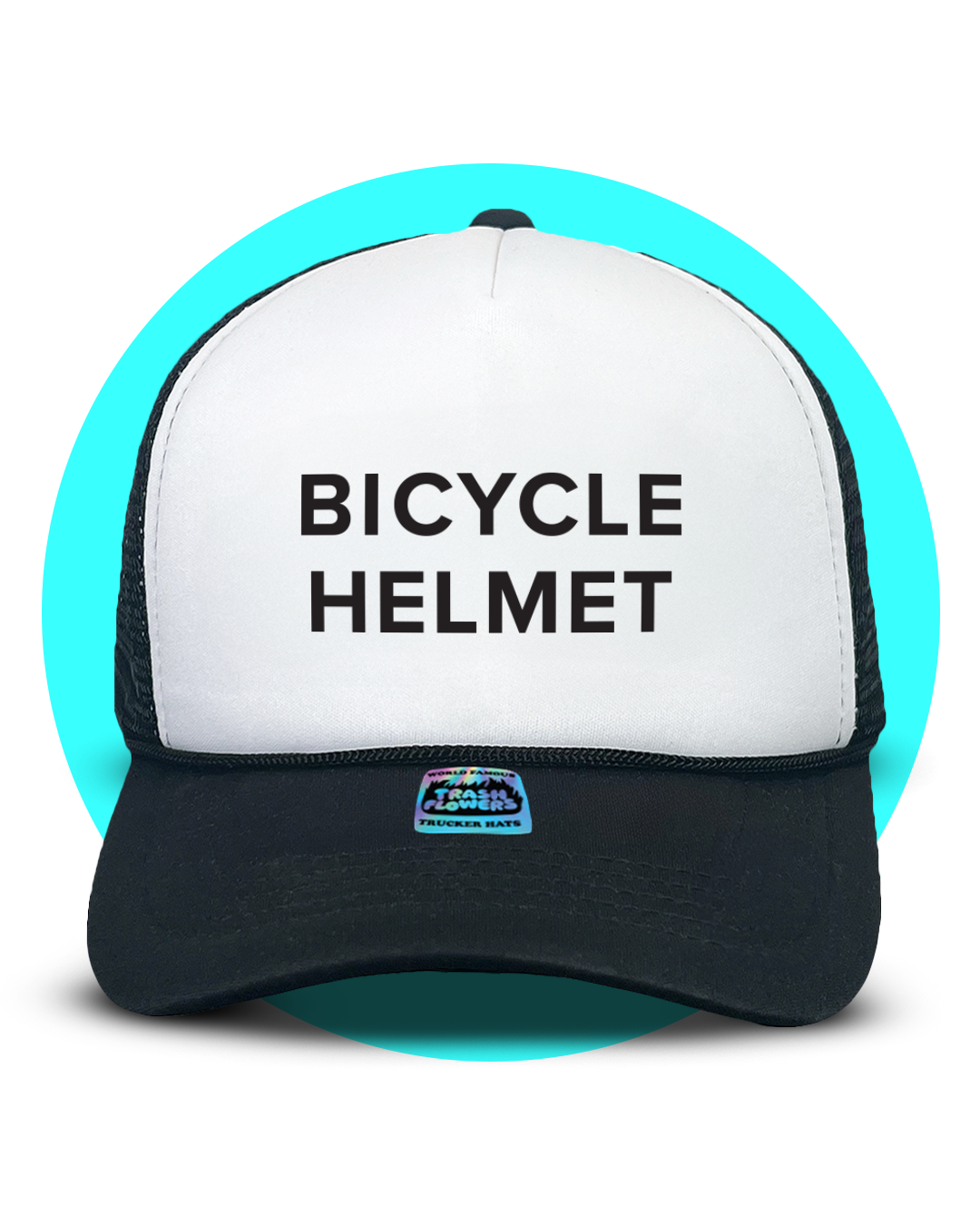 Bicycle Helmet Trucker Hat