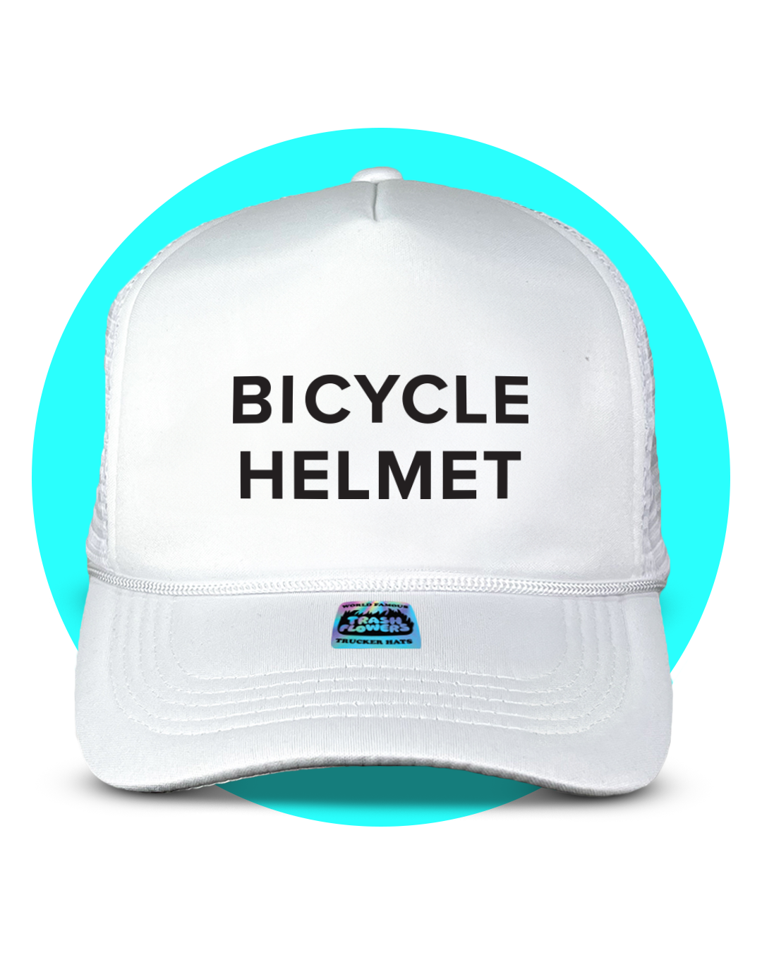 Bicycle Helmet Trucker Hat