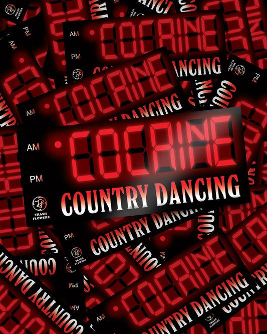 Cocaine Country Dancing Sticker