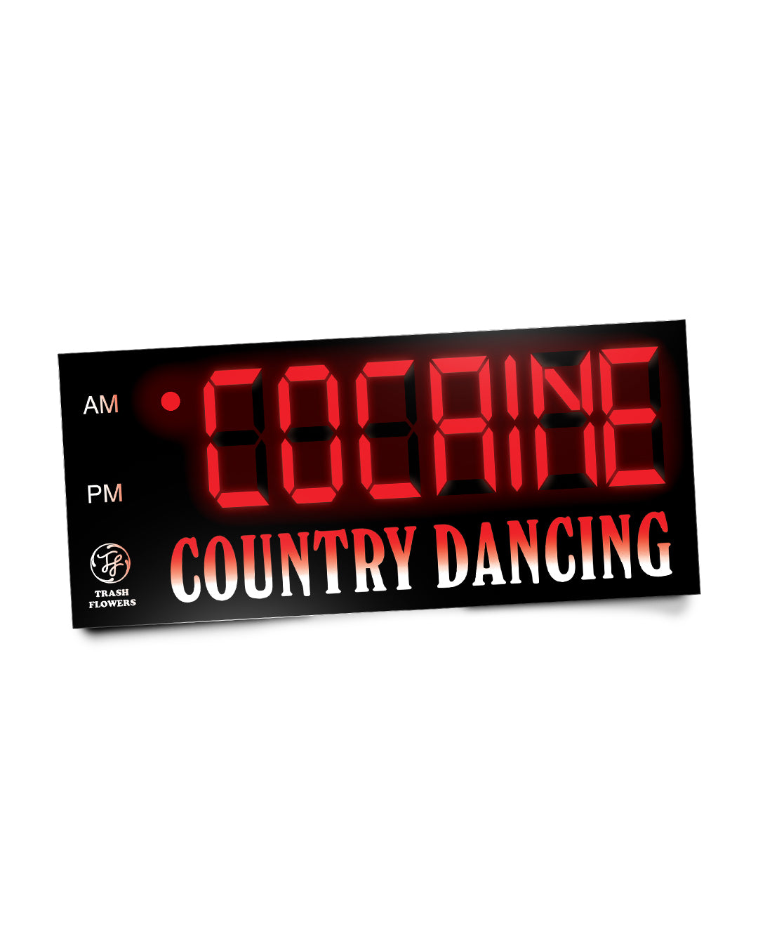 Cocaine Country Dancing Sticker