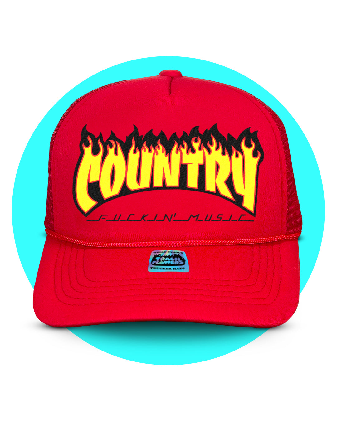 Country Fuckin' Music Trucker Hat