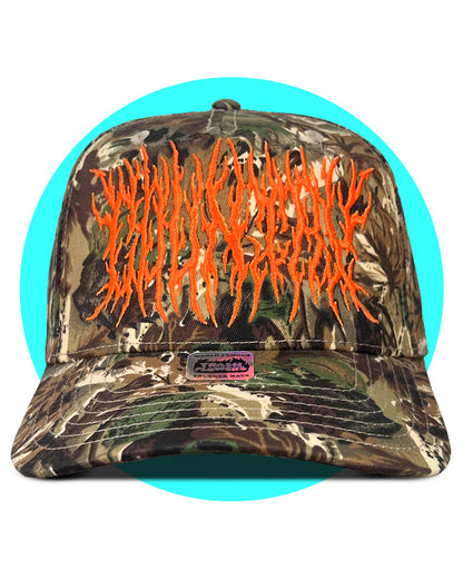 Country Metal Camo Snapback Trucker Hat