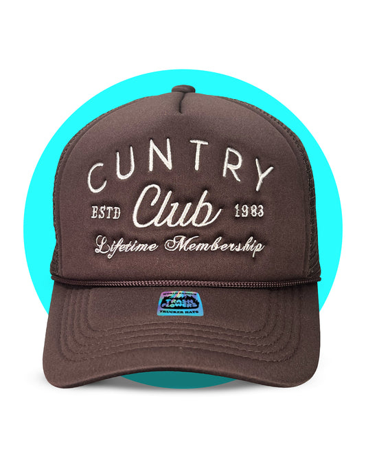 Ltd. Edition Cuntry Club Lifetime Membership Trucker Hat