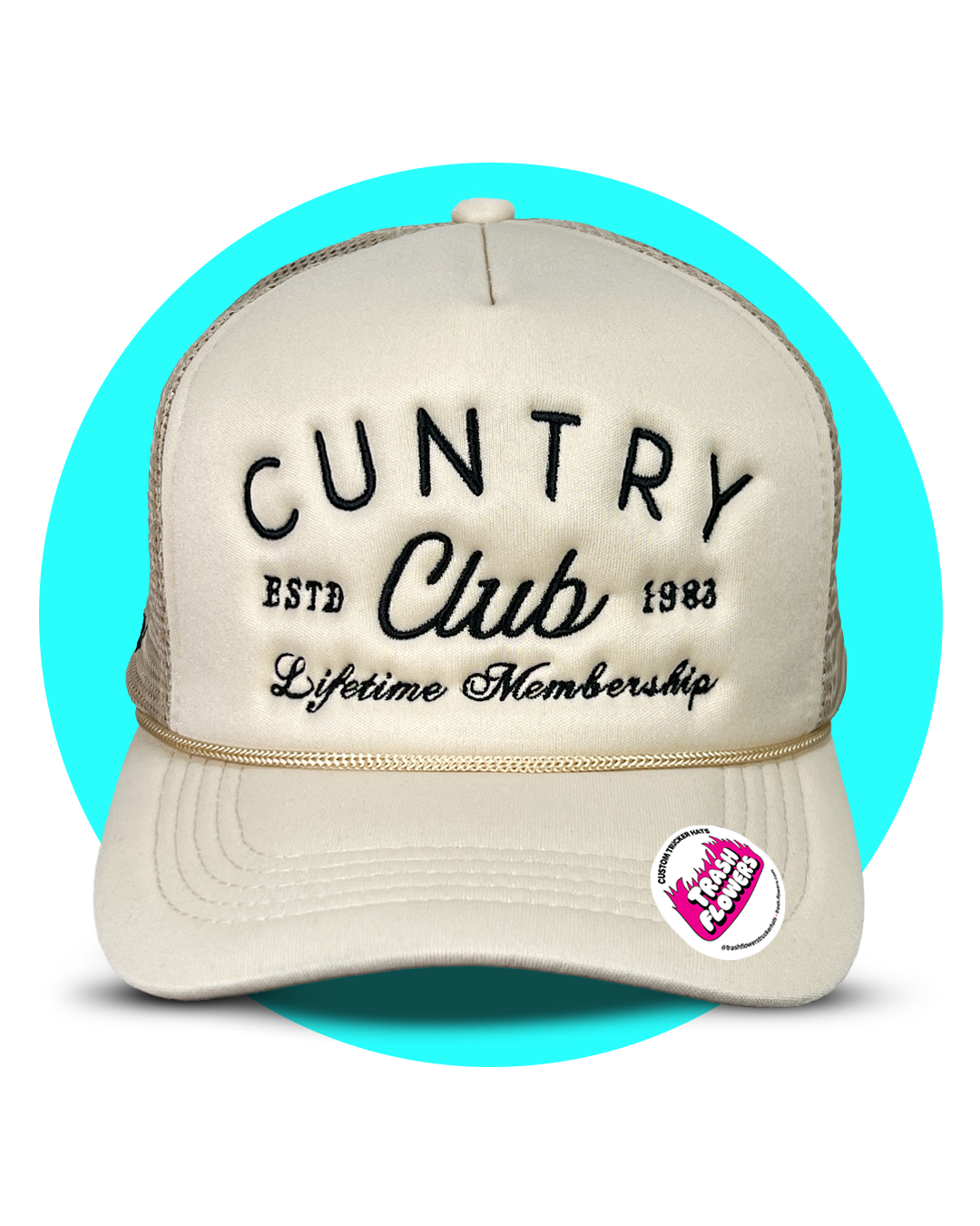 Ltd. Edition Cuntry Club Lifetime Membership Trucker Hat