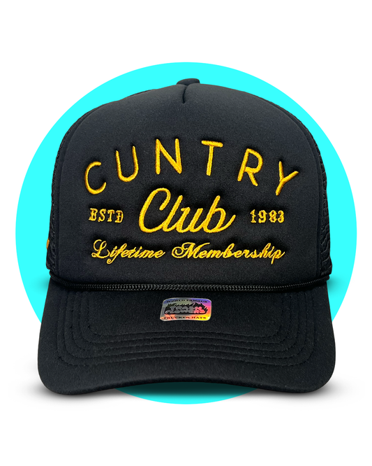 Ltd. Edition Cuntry Club Lifetime Membership Trucker Hat