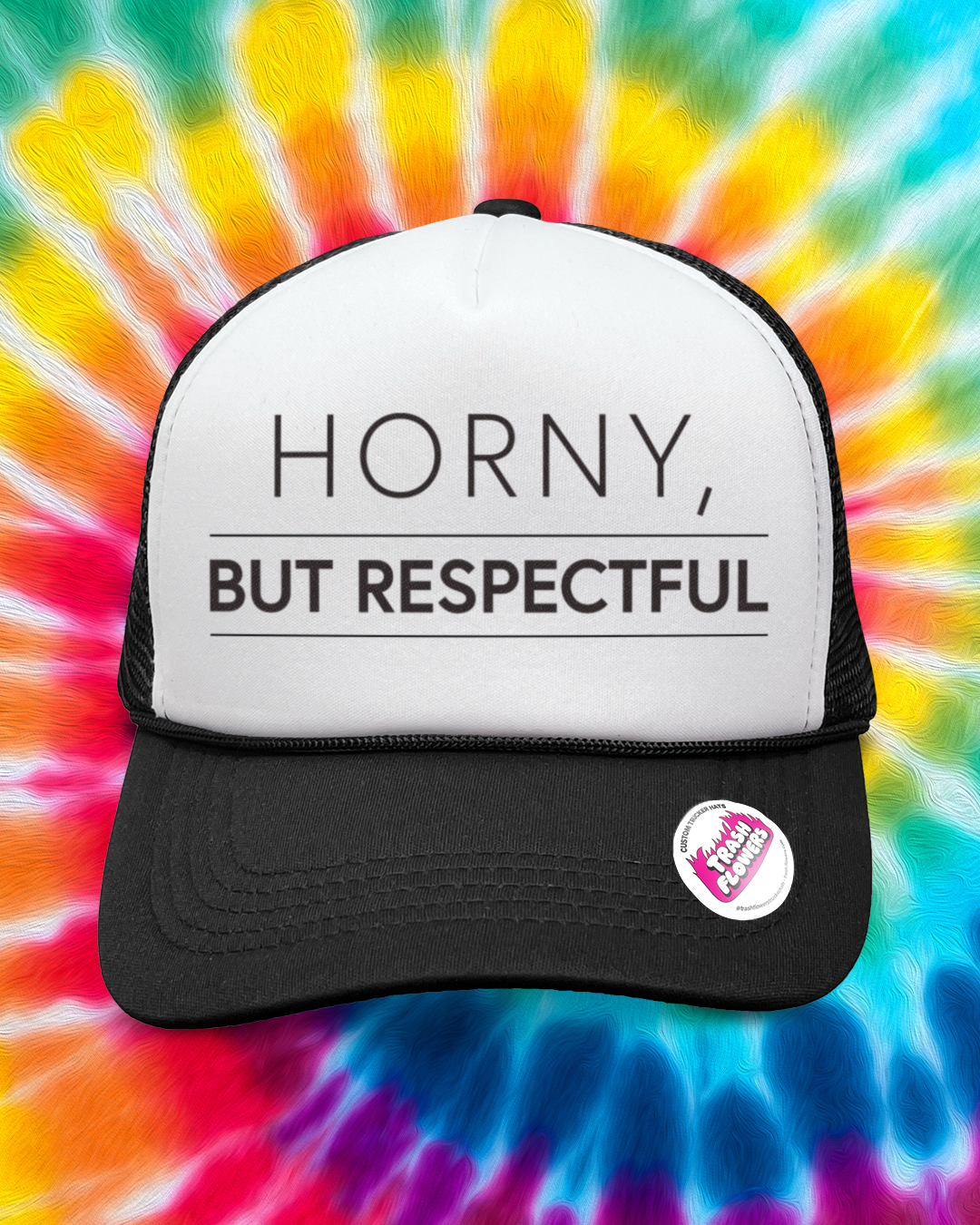 Horny But Respectful Trucker Hat