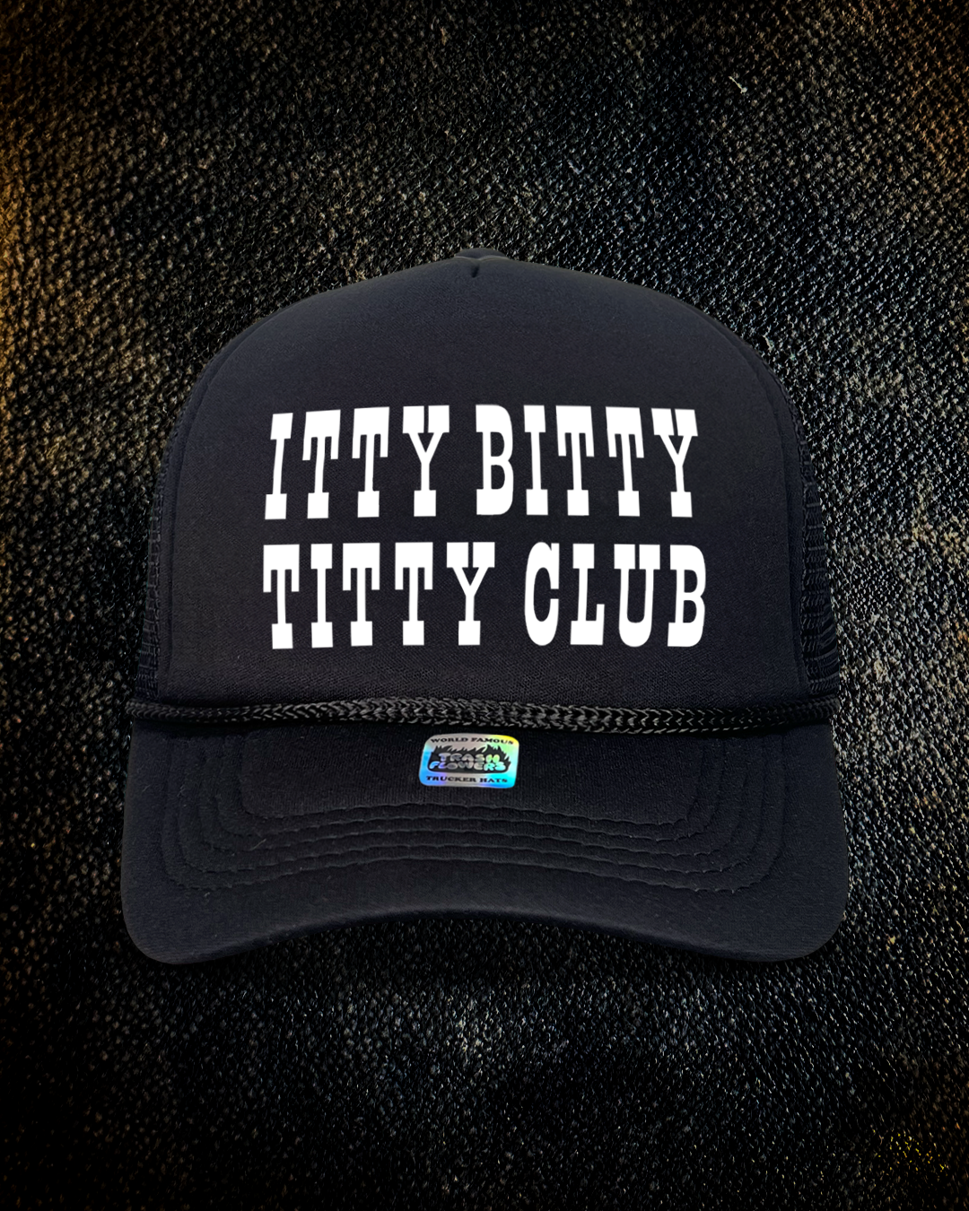 Itty Bitty Tiddy Club Trucker Hat