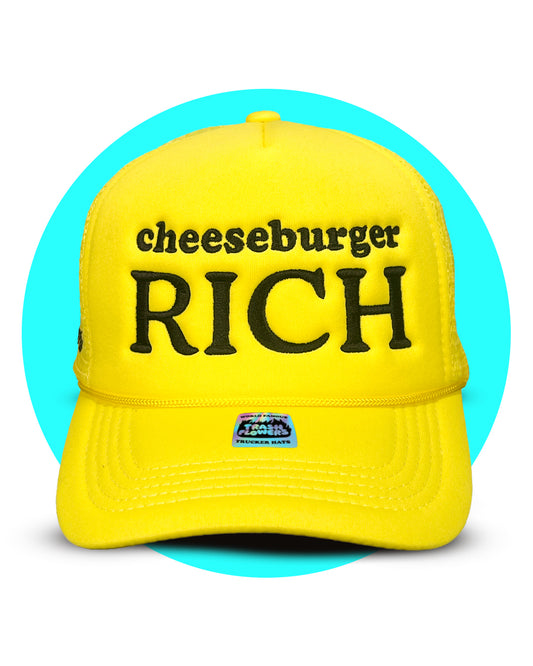 Ltd. Edition Cheeseburger Rich Trucker Hat