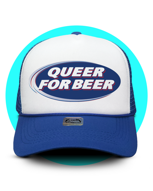 Queer for Beer Trucker Hat