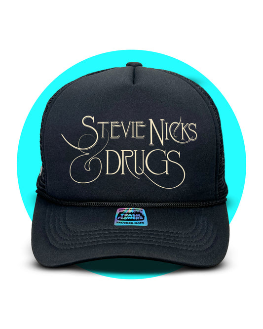 Stevie Nicks & Drugs Trucker Hat