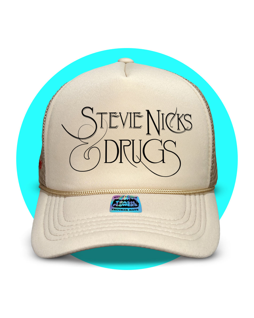 Stevie Nicks & Drugs Trucker Hat