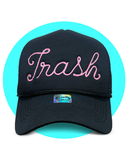 Trash Chainstitch by Jada & Jon Trucker Hat