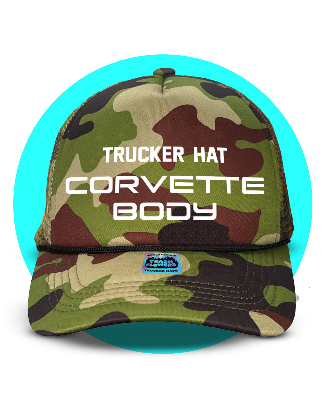 Trucker Hat Corvette Body Trucker Hat