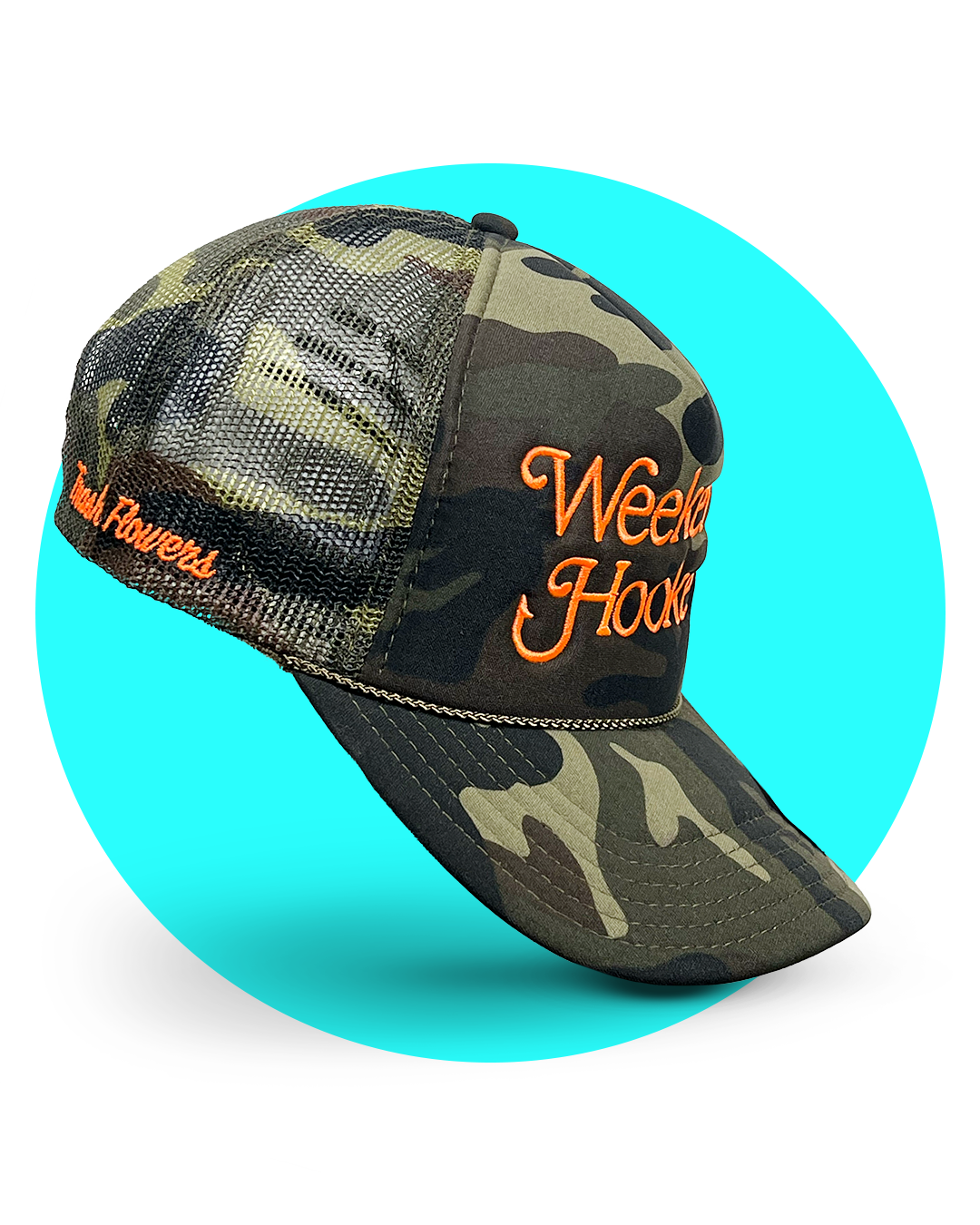Limited Edition Embroidered Weekend Hooker Trucker Hat