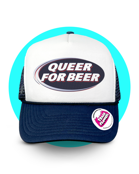 Queer for Beer Trucker Hat